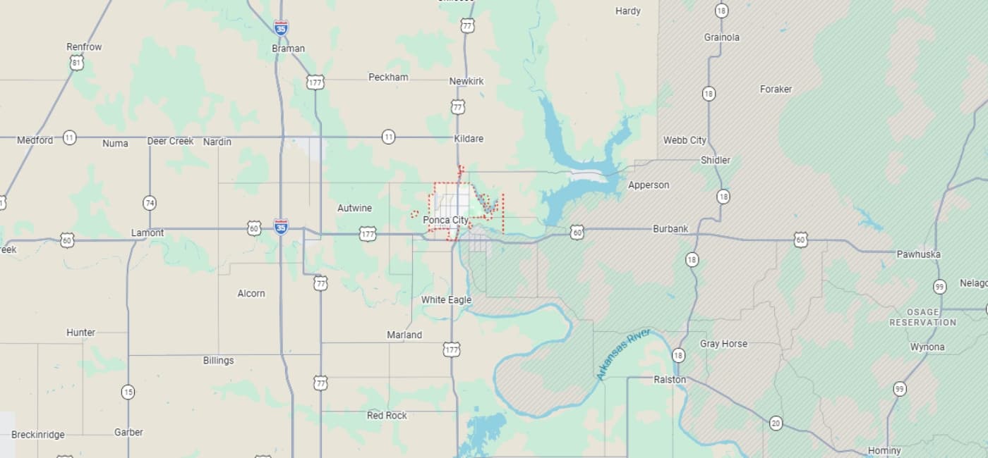 Service Area Map